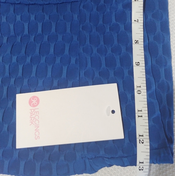 Leggings for women size Small / Medium Color Blue - Picture 3 of 8